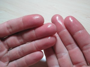 Joshua Tree Salve applied J Tree Salve greasy applied fingers